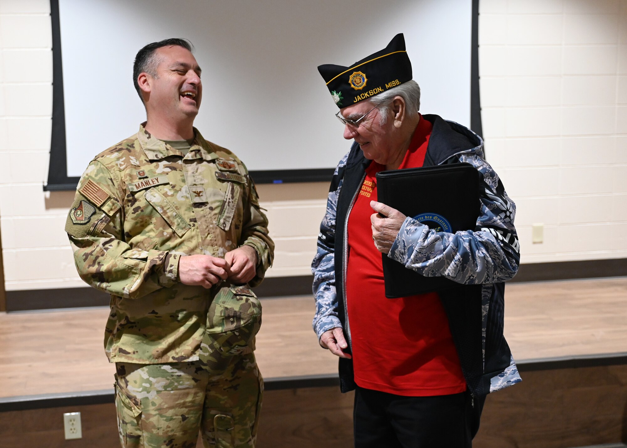 The 186th Air Refueling welcomed Patricia Harris, National Vice-Commander of the American Legion and several of its Mississippi Post members for a visit, Feb. 21.