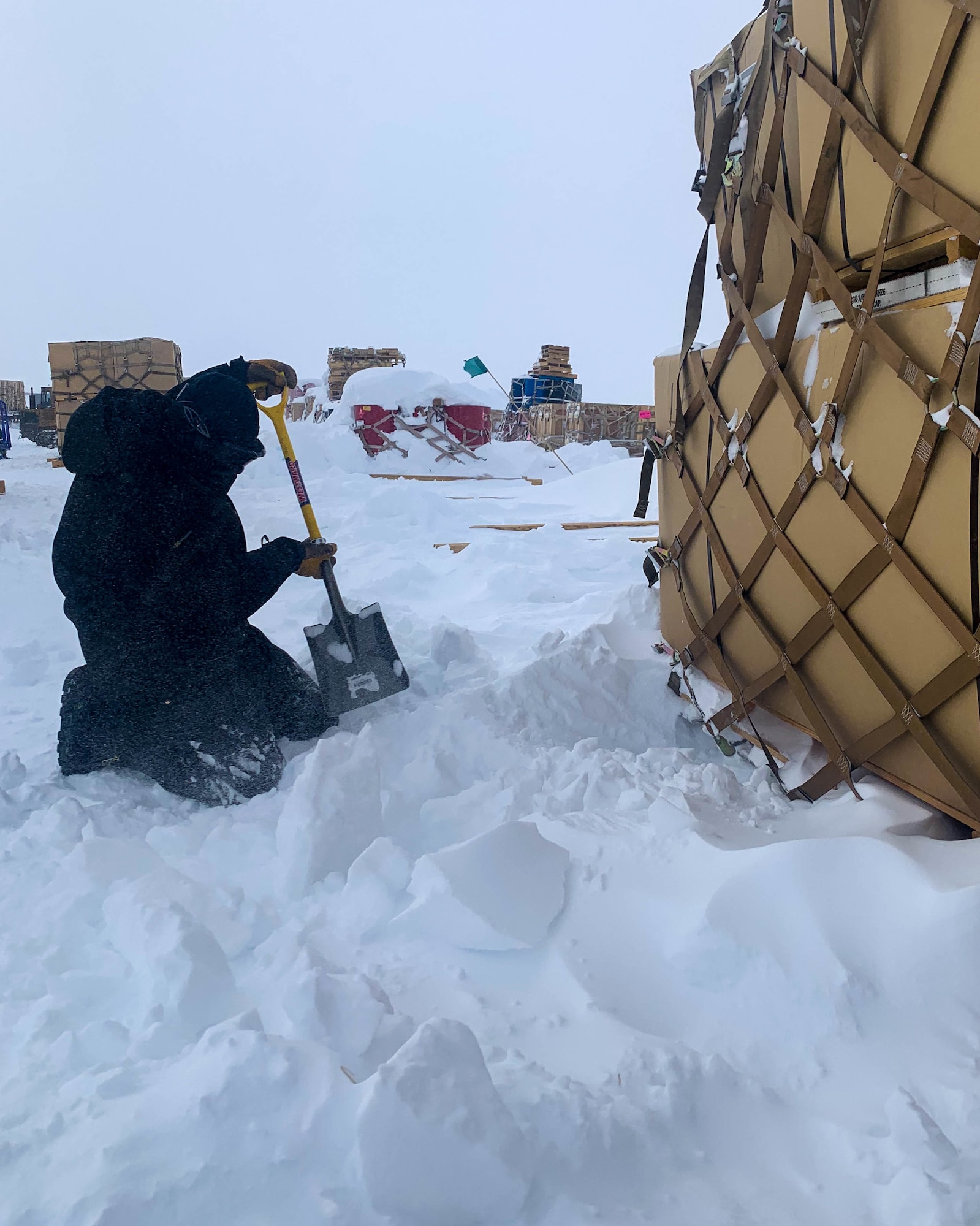 South Pole Retrograde Cargo team