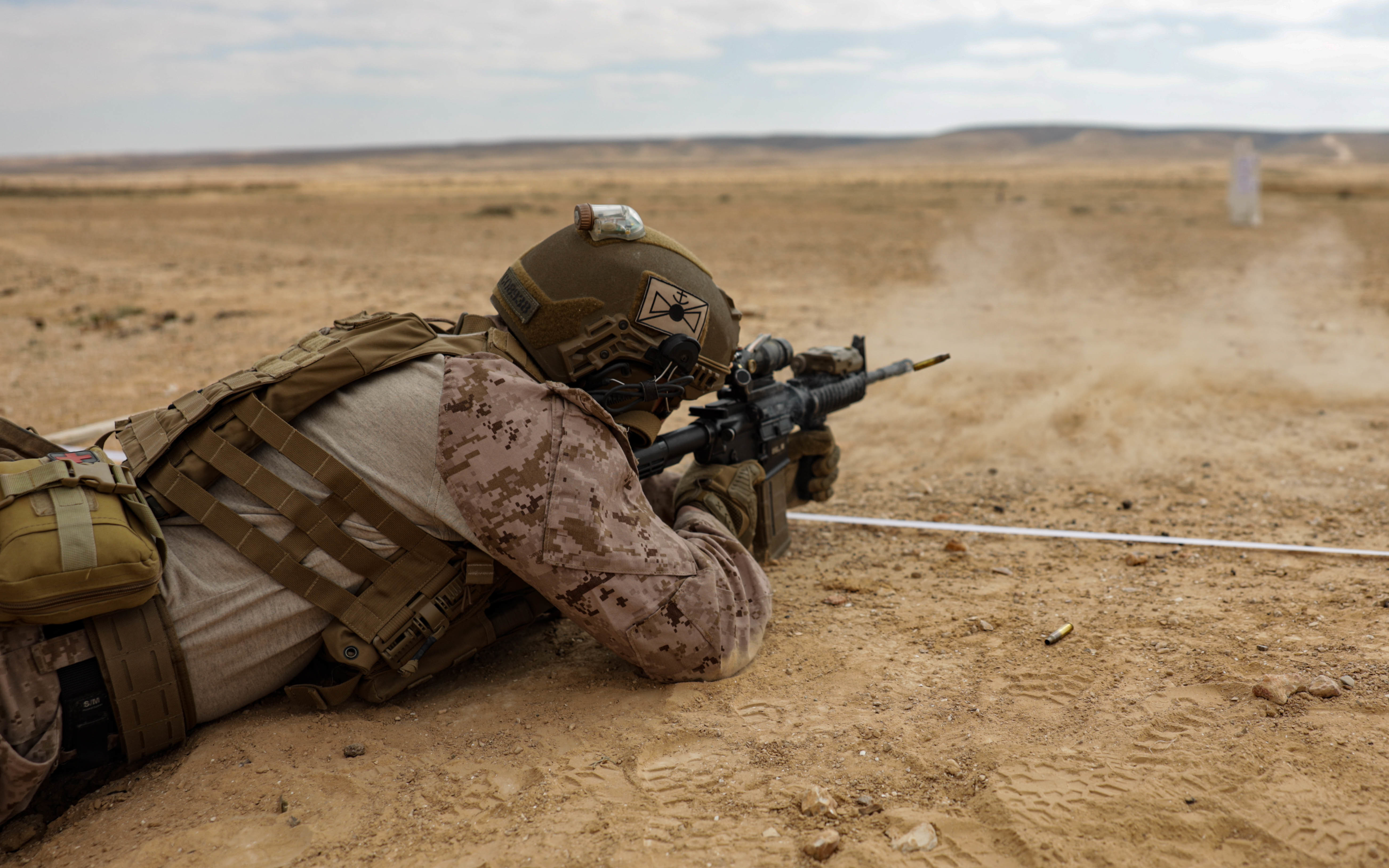 U.S. Marines with 3rd ANGLICO conduct ranges during Intrepid Maven 23.2