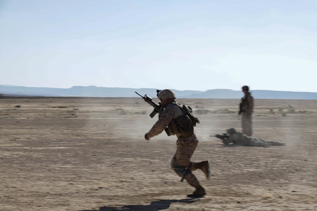 U.S. Marines with 3rd ANGLICO conduct ranges during Intrepid Maven 23.2