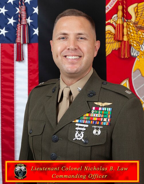 Lieutenant Colonel Nicholas B. Law > 1st Marine Aircraft Wing > Biography