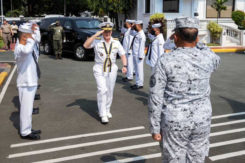 CNO Visits Philippines to Discuss Regional Security, Importance of the