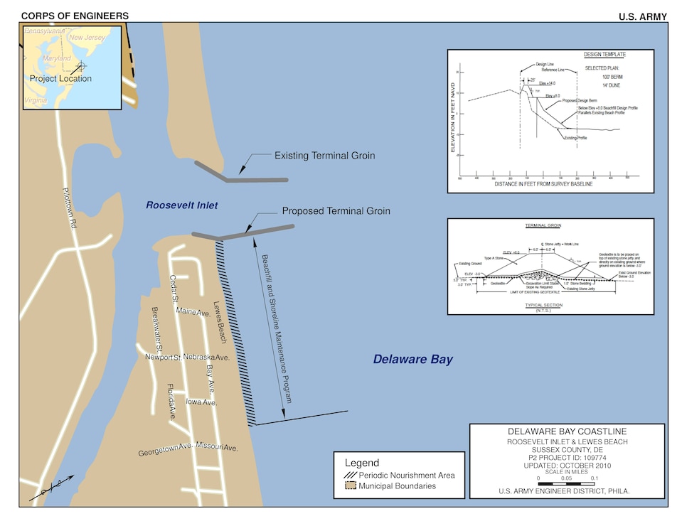 Project Index Map for Roosevelt Lewes Project