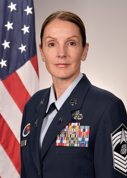 CMSgt. April Brittain official photo