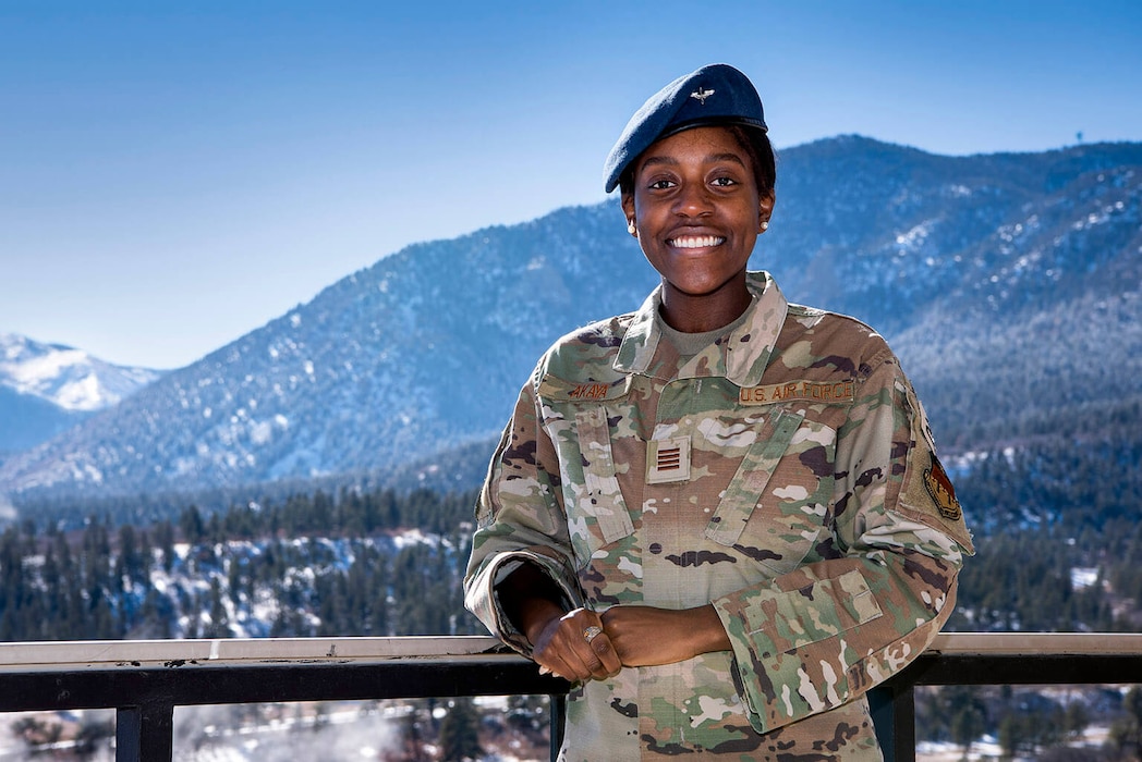 Image of an Airmen posing for a photo.