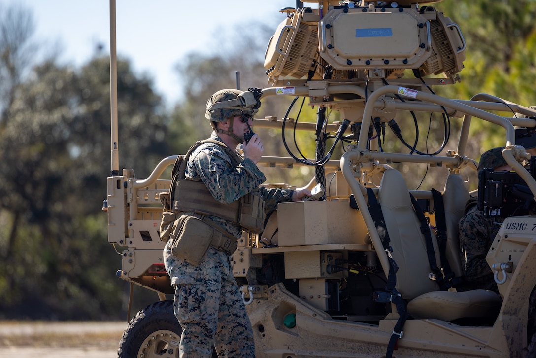 The training allowed Marines to be hands-on with the LMADIS in preparation for a future deployment with a Marine Expeditionary Unit.