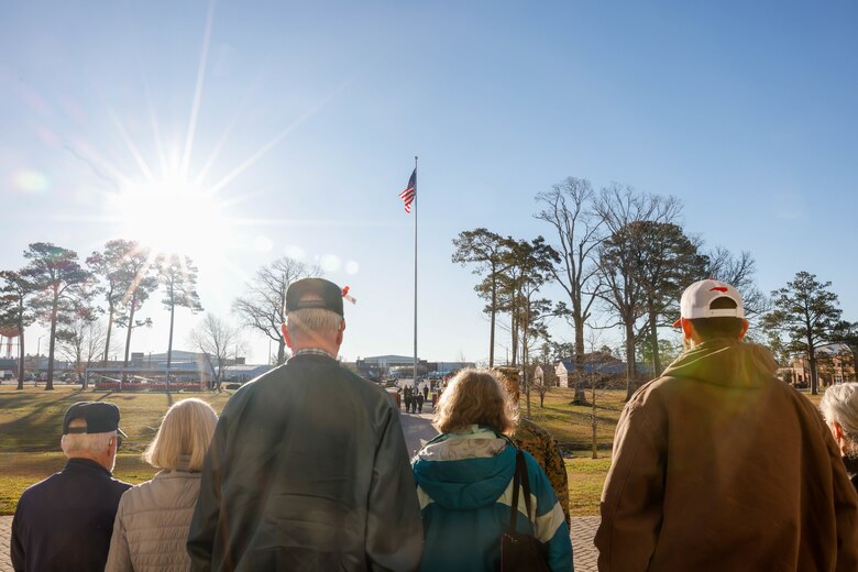 The tour allowed participants an inside look at some installation assets and the daily responsibilities of service members at Cherry Point.