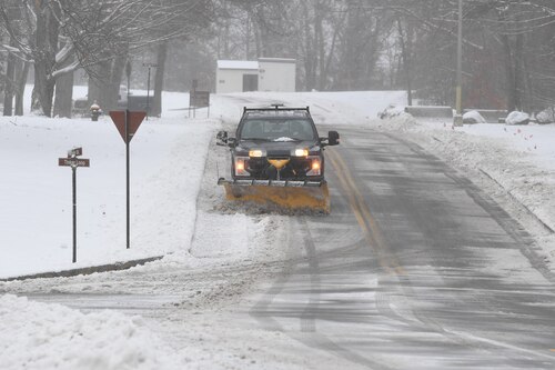 Image of truck plow
