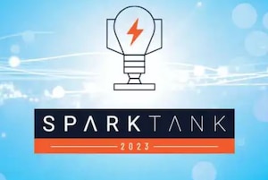 A graphic saying Spark Tank 2023.