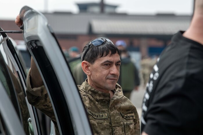 Ukrainian Soldiers Visit Joint Base Charleston