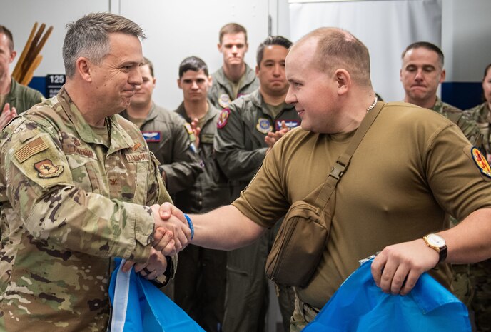 Ukrainian Soldiers Visit Joint Base Charleston