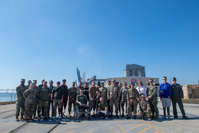 Ukrainian Soldiers Visit Joint Base Charleston