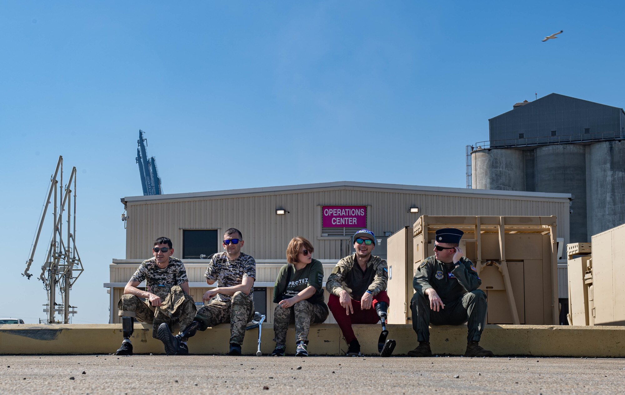 Ukrainian Soldiers Visit Joint Base Charleston