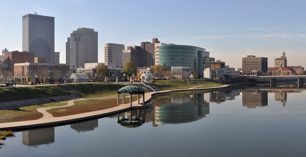 Dayton, OH city skyline