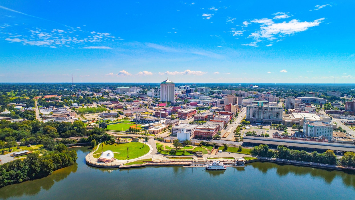 City skyline of Montgomery, Alabama