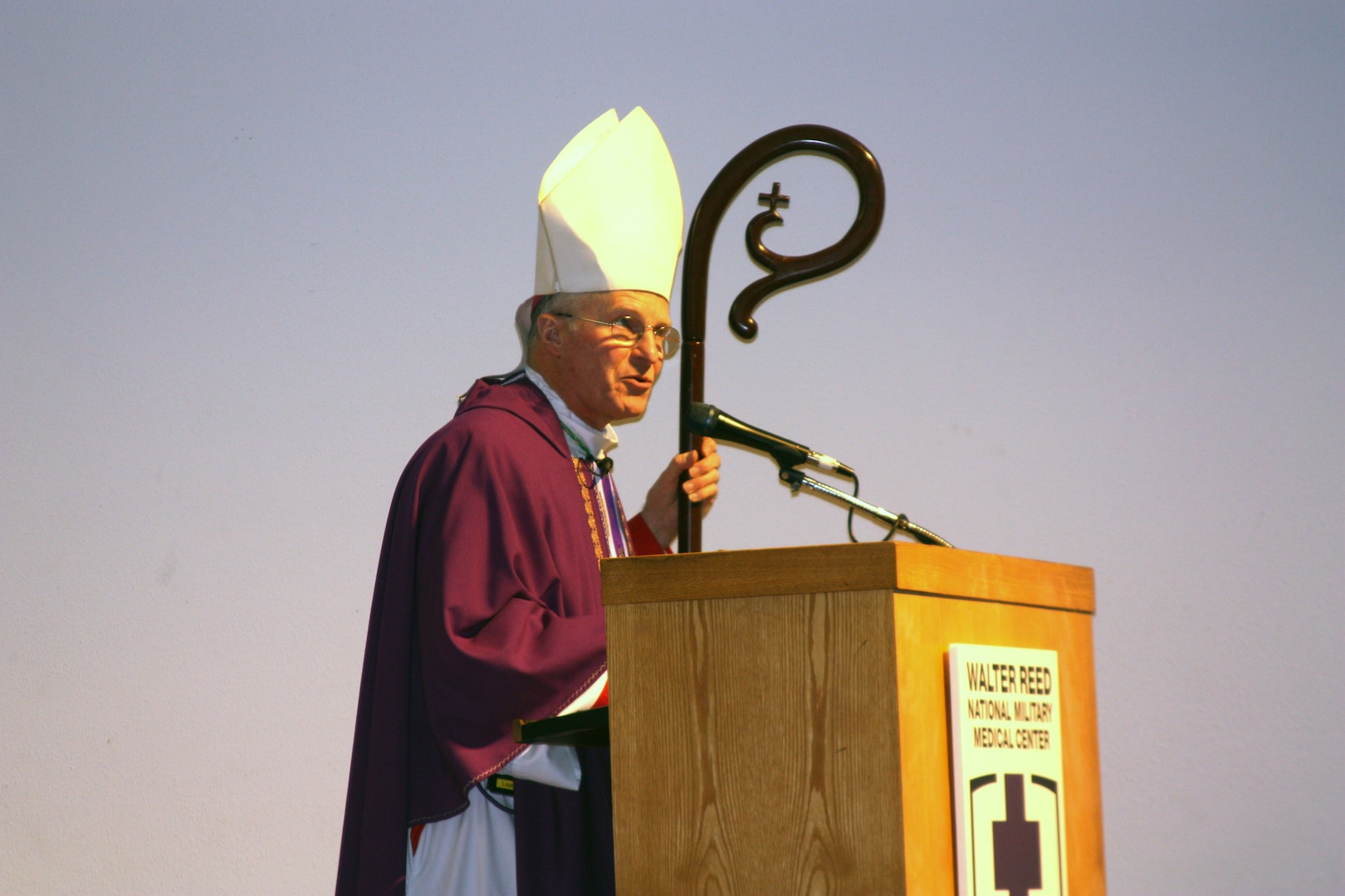 For the past decade, the Archbishop for the Military Services, Timothy Broglio, has led the Ash Wednesday Mass at Walter Reed National Military Medical Center (WRNMMC), and he continued that tradition this year, leading the liturgy on Feb. 22 in Memorial Auditorium.