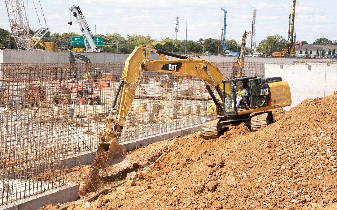 More than 70,000 cubic yards of earth materials have been reused in multiple ways in construction of the Louisville VA Medical Center in Louisville, Kentucky.