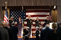 Naval Base Kitsap Change of Command ceremony