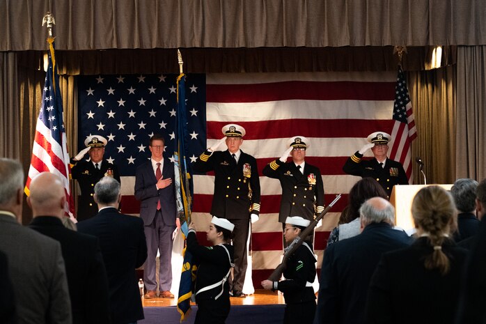 Naval Base Kitsap Change of Command ceremony