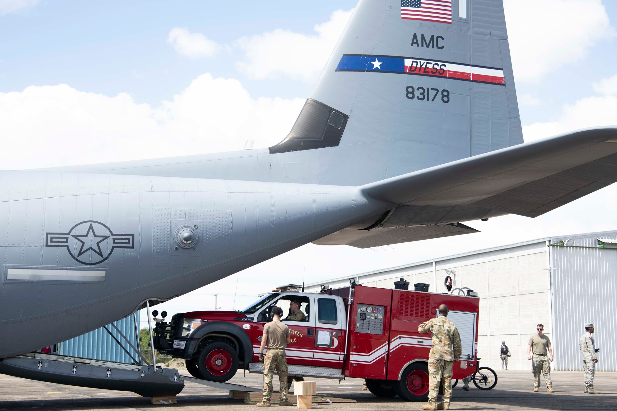 Emergency response being loaded