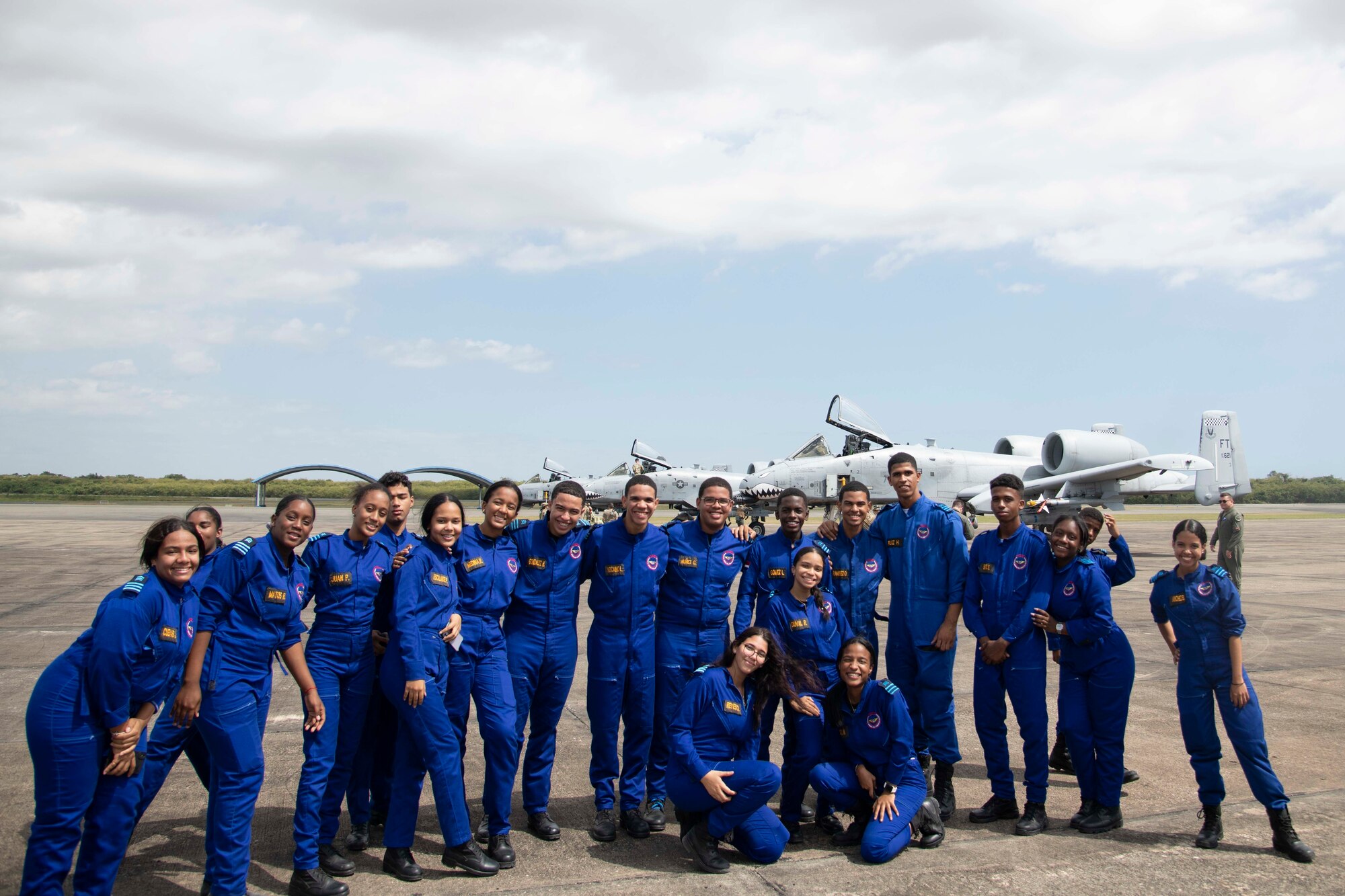 Group poses for photo