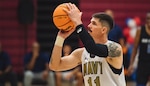 The 2022 Armed Force's Men's and Women's basketball championships held at the Admiral Prout Field House on Naval Base San Diego, California Nov. 12, 2022. Team Air Force beat team Navy 89-82. (U.S. Air Force photo by Staff Sergeant James R. Crow)