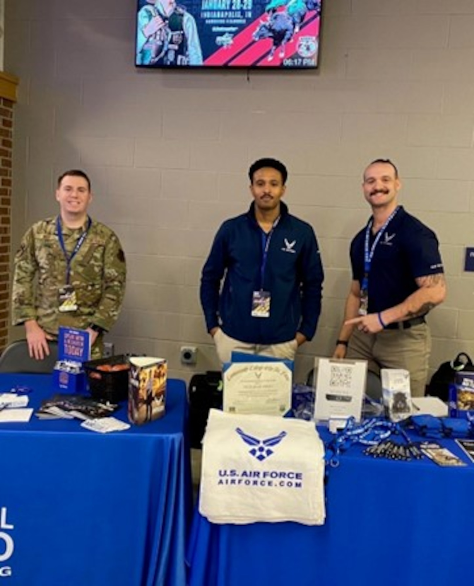 The 338th RCS E/G/H-Flight held an outstanding marketing event at the National Sponsorship with PBR held in Indianapolis, IN