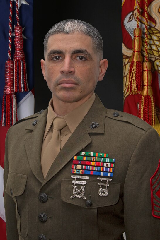 Sgt Maj Gilberto CastilloGuzman Command Board Photo
