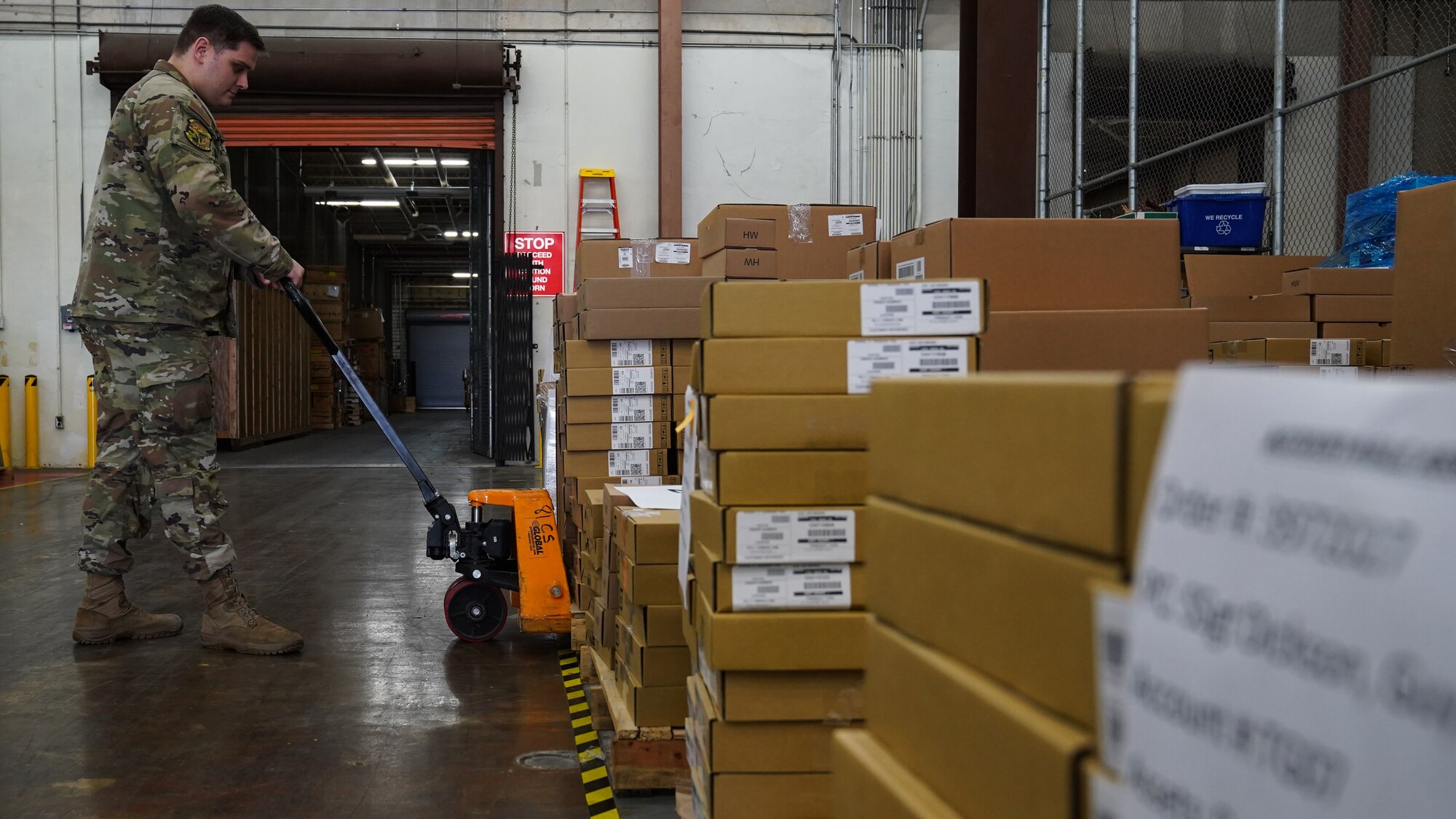 The 81st CS conducted a “Tech Refresh” to process and distribute over 60 pallets of more than 1,000 items, the largest shipment since 2019.