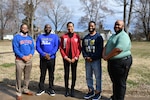 IMAGE: On Feb. 22, Naval Surface Warfare Center Dahlgren Division hosted an observance to highlight the impact of historically Black colleges and universities on the scientific communities in honor of Black History Month. Individuals from left to right are Vandy Jones IV, Willie Crank Jr., Alicia Wilkerson, Gilbert Harper and Desmond Ellsworth.