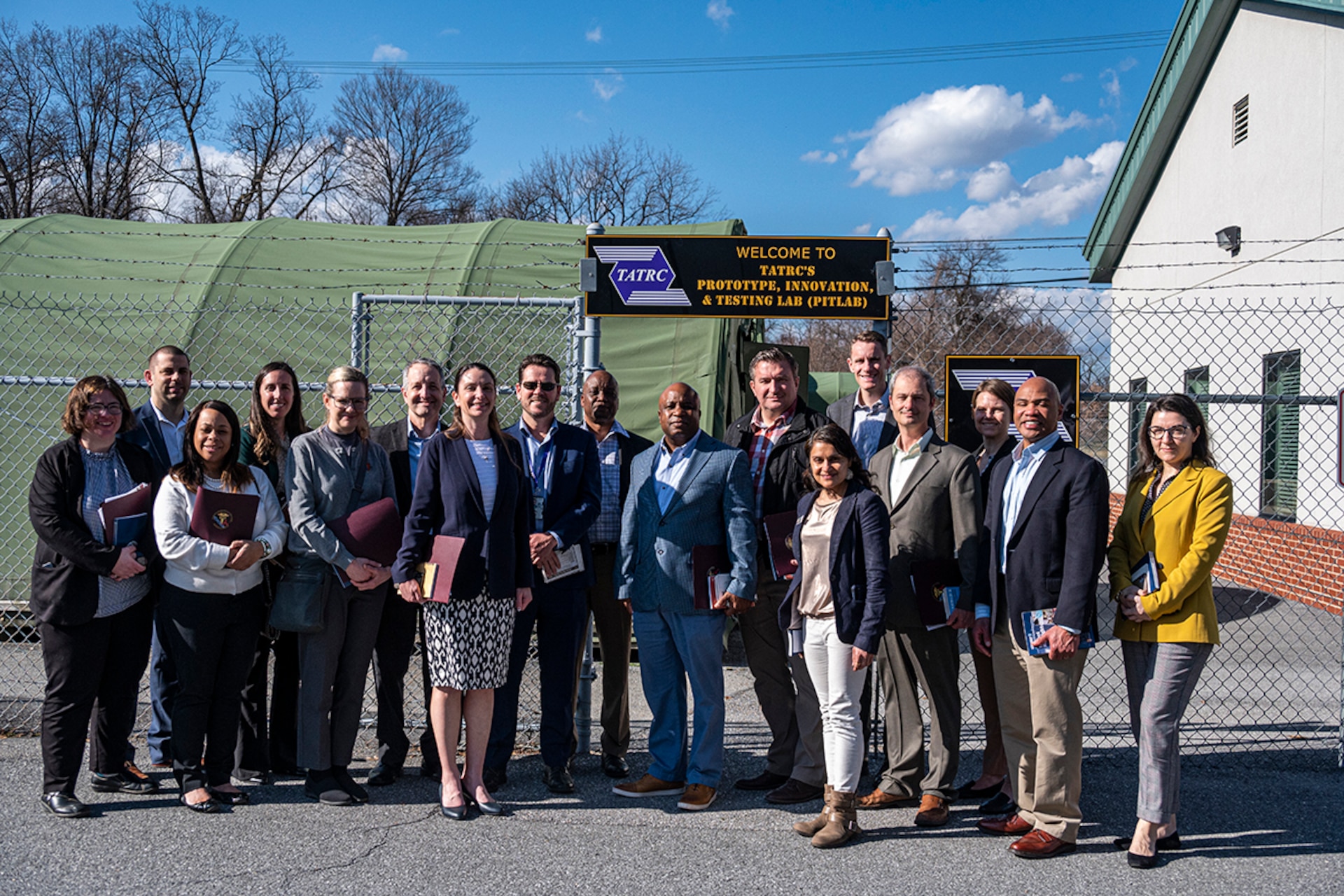 U.S. Army Medical Development teams demonstrate latest tech to Dwight D. Eisenhower School visitors.
