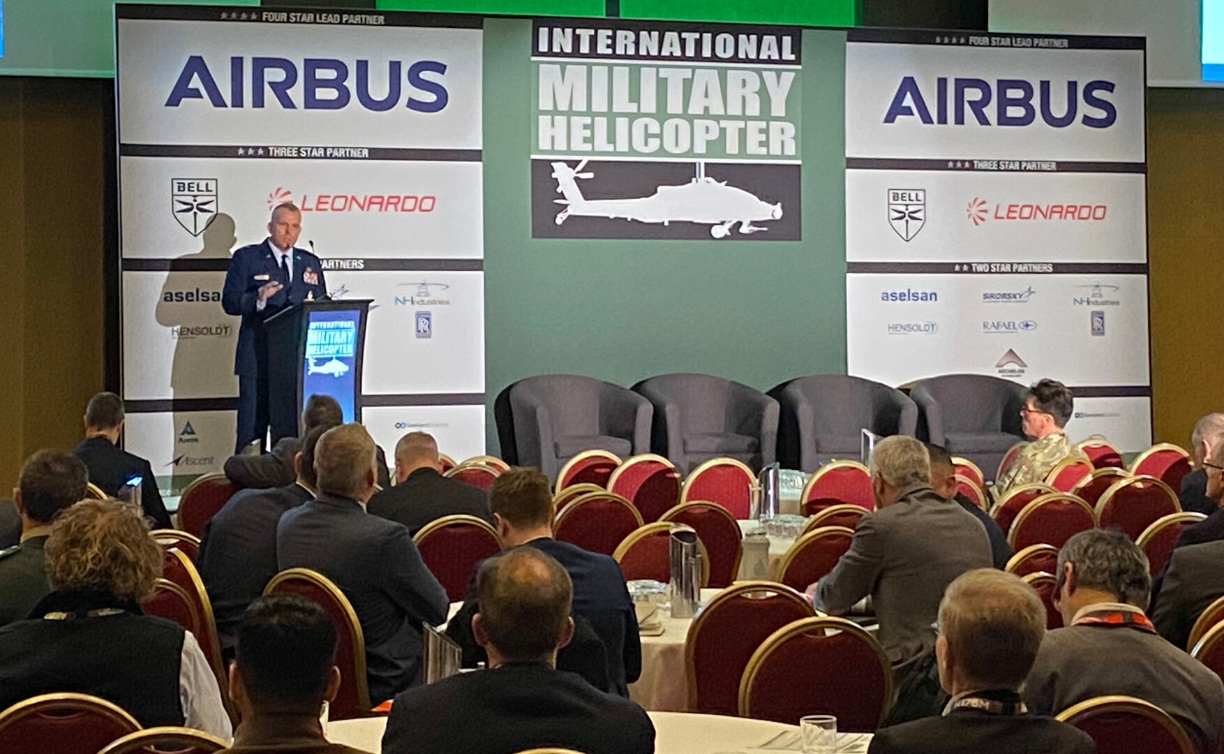 DLA Aviation Commander attends International Military Helicopter Conference.