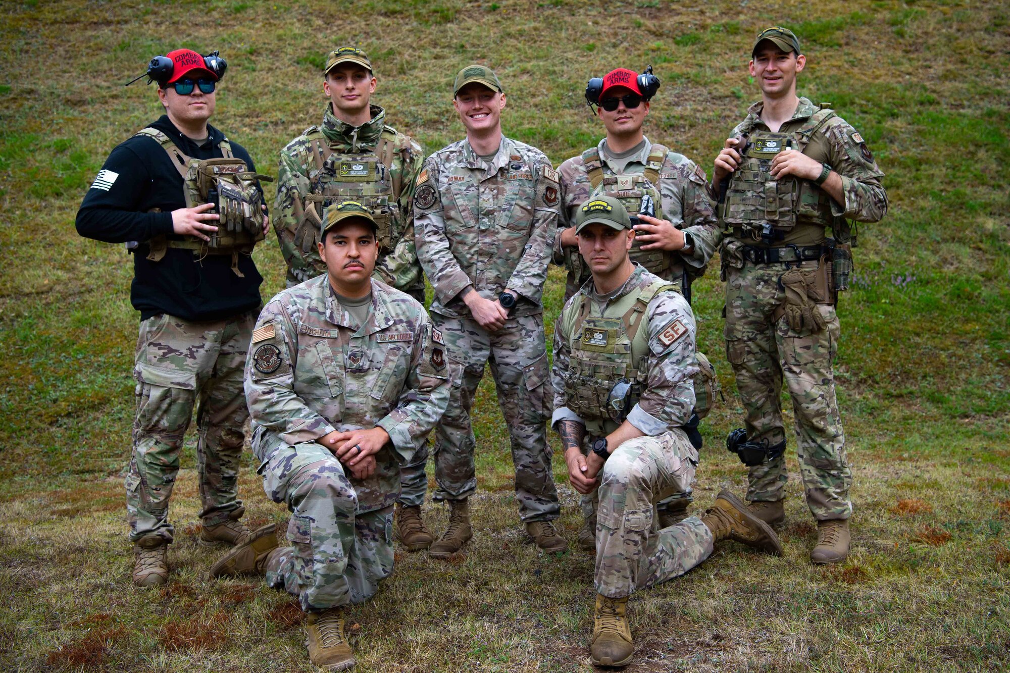 435th Security Forces Squadron instructor, assist students during training