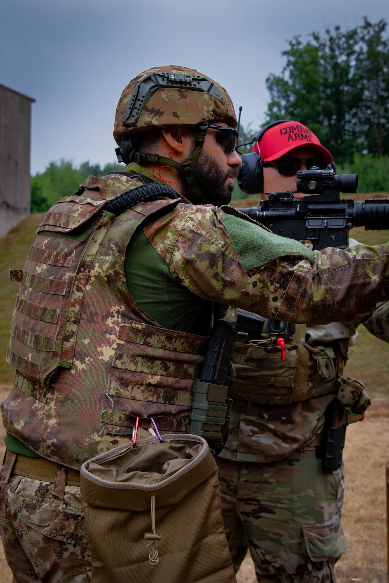 435th Security Forces Squadron instructor, assist students during training