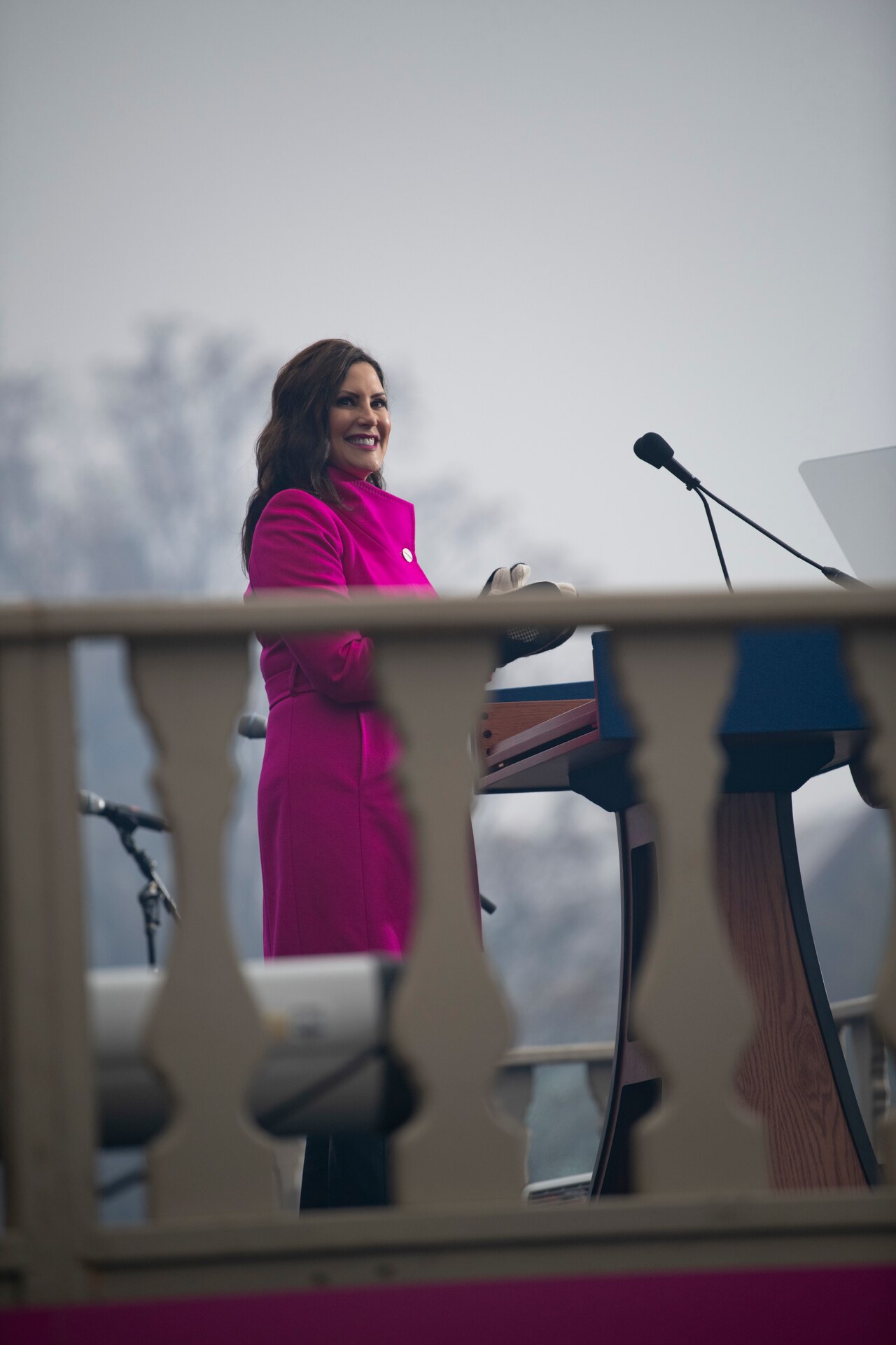 Michigan National Guard members participated in Gov. Gretchen Whitmer's inauguration ceremony. The MING has a proud tradition throughout its history of supporting inaugurations for our Commander in Chief, the Governor of Michigan.