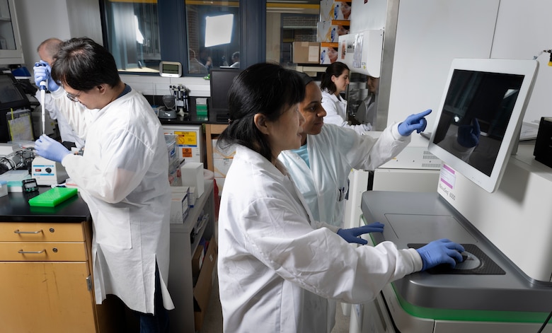 Researchers from the Viral Diseases Branch at Walter Reed Army Institute of Research.