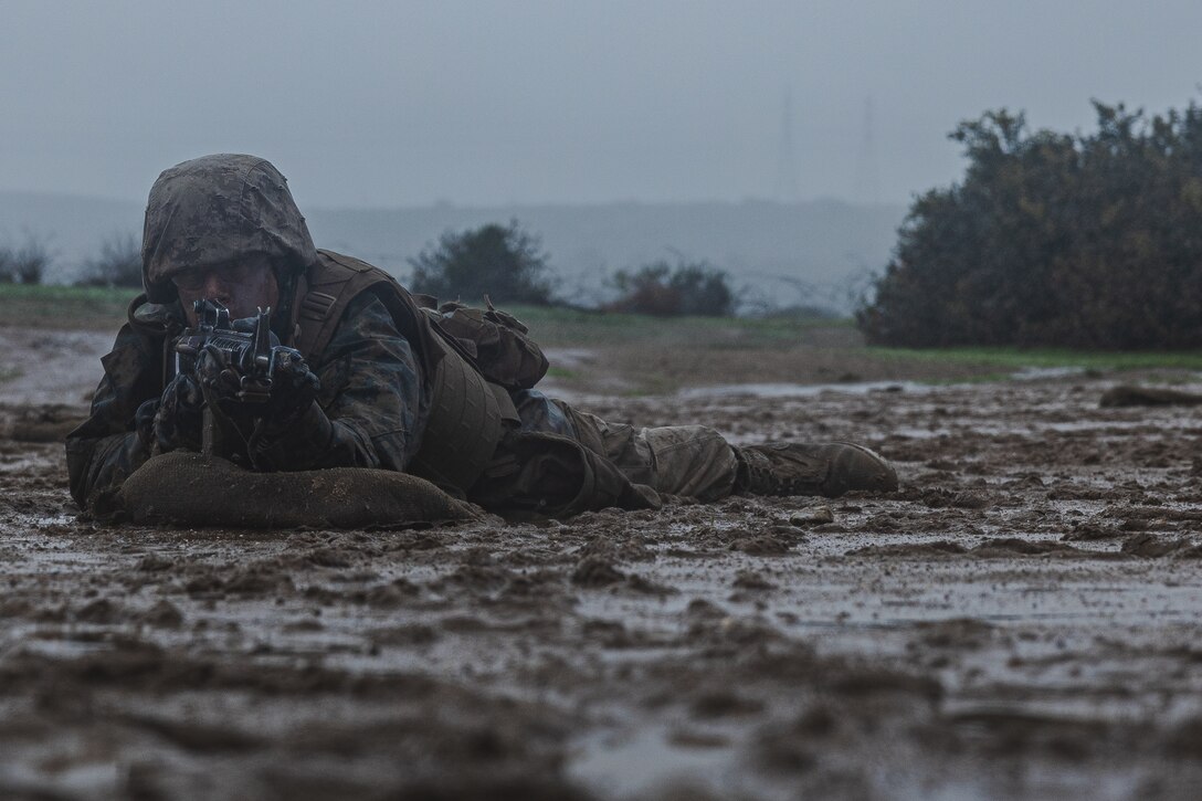 U.S. Marine Corps Recruit, with Bravo Company, 1st Recruit Training Battalion, participates in an obstacle during the Crucible at Camp Pendleton, Calif., Jan. 3, 2023. The Crucible is a 54-hour culminating event consisting of mentally and physically demanding challenges with limited food and sleep. Le was recruited by Recruiting Station Chicago, Ill. (U.S. Marine Corps photo by Cpl. Abbott)