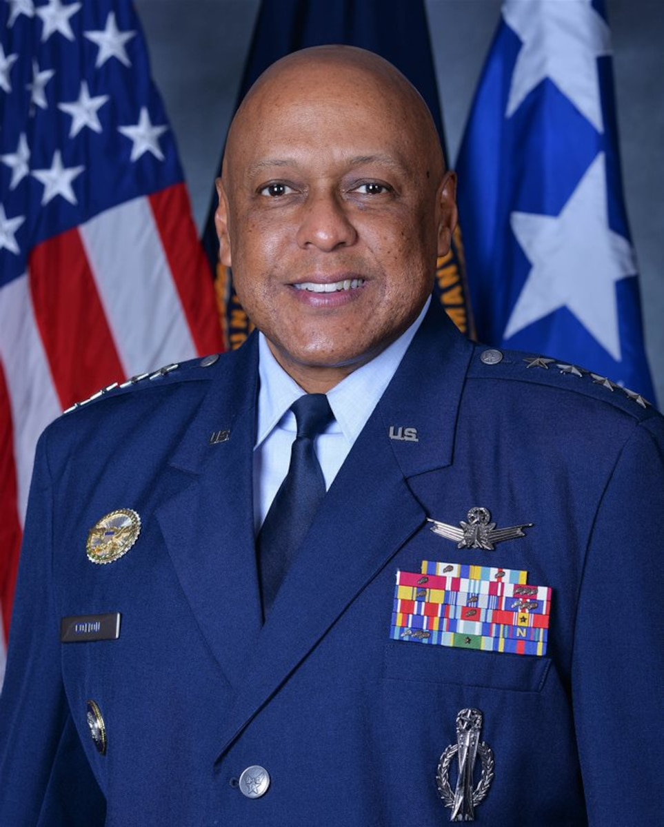 Official portrait of Gen. Anthony J. Cotton.