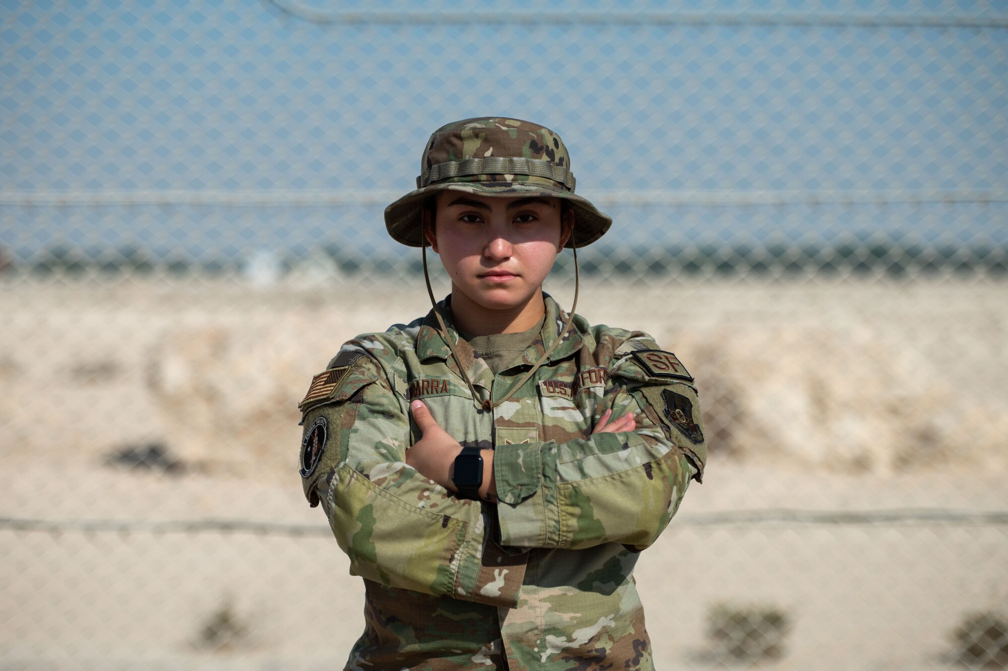 A photo of Senior Airman Sheeryna Ibarra posing.