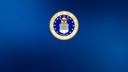 Image of Air Force Logo with blue background.