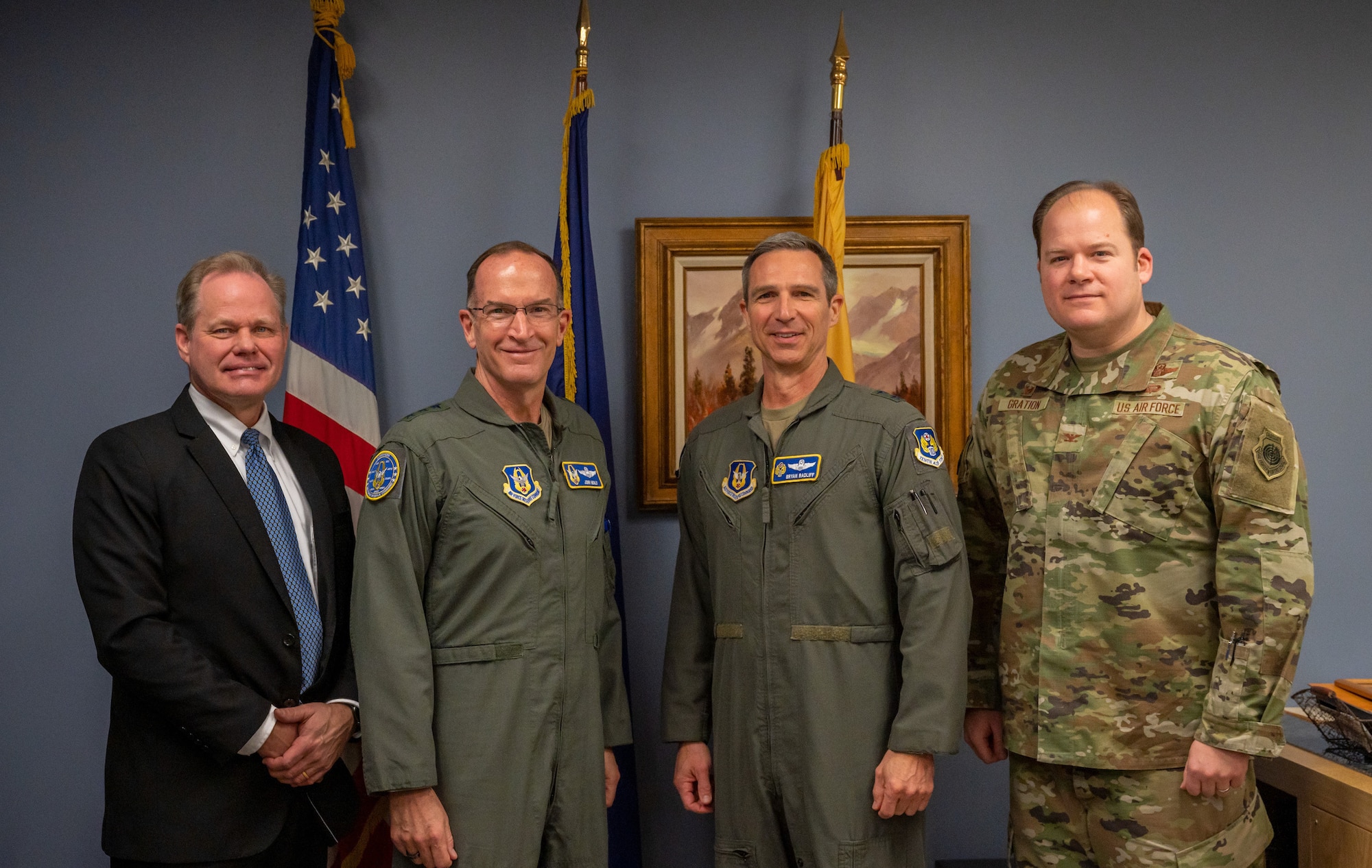 Lt. Gen. John Healy, Chief of Air Force Reserve and Commander, Air Force Reserve Command, visits the 477th Fighter Group at Joint Base Elmendorf-Richardson on Jan. 7 2023. This visit is the first of the Air Force Reserve Command's 2023 Road Show to see how Airmen are transforming for the future and becoming mission ready.