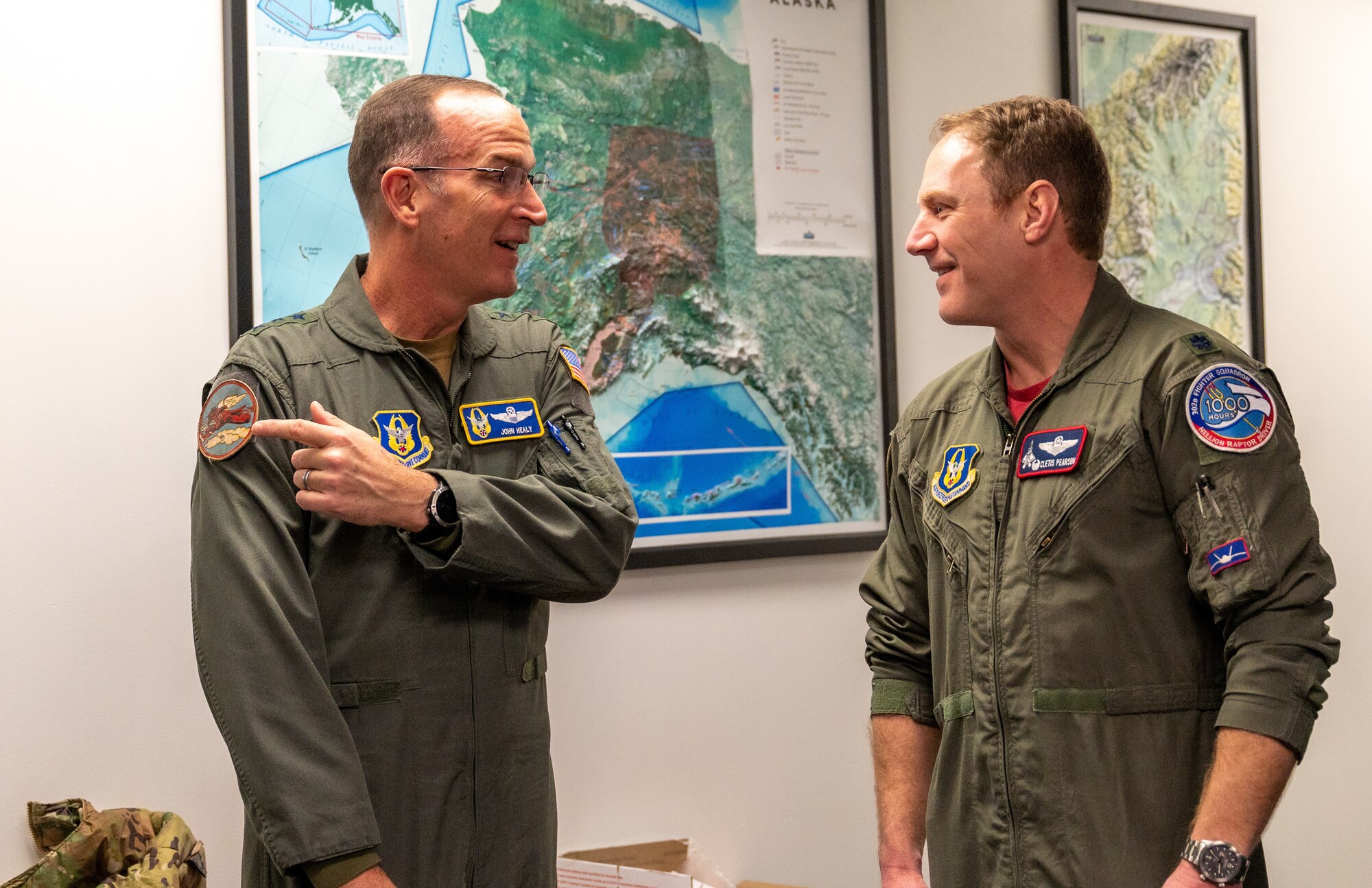 Lt. Gen. John Healy, Chief of Air Force Reserve and Commander, Air Force Reserve Command, visits the 477th Fighter Group at Joint Base Elmendorf-Richardson on Jan. 7 2023. This visit is the first of the Air Force Reserve Command's 2023 Road Show to see how Airmen are transforming for the future and becoming mission ready.