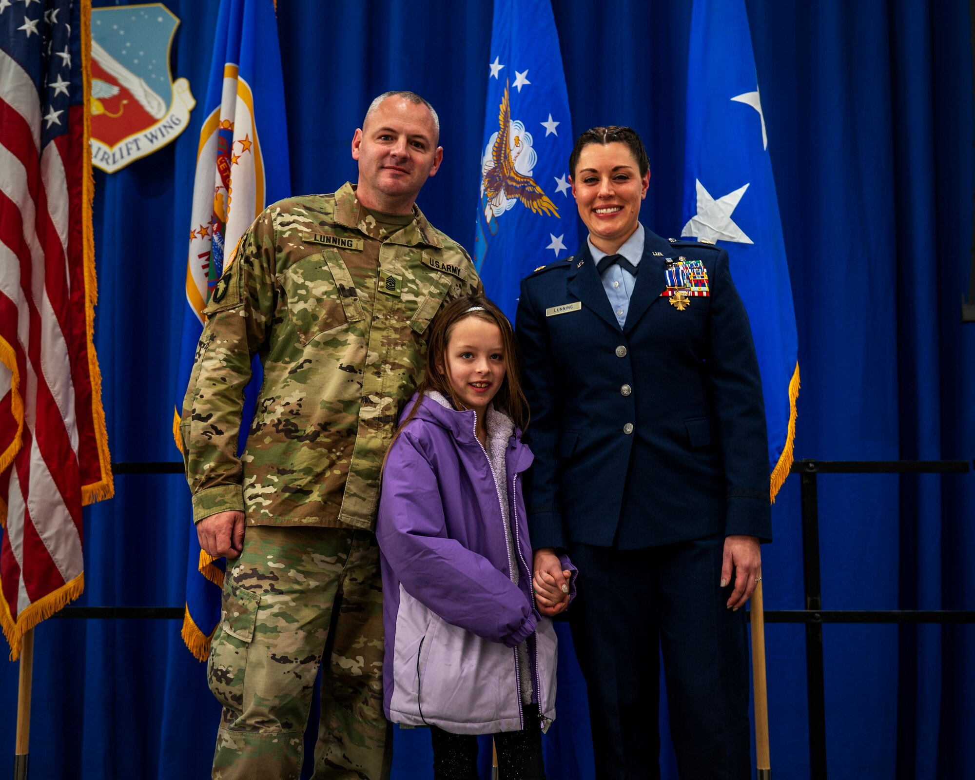 U.S. Air Force Maj. Katie Lunning, 133rd Medical Group, receives the Distinguished Flying Cross Decoration, Jan. 7, 2023, St. Paul, Minn.