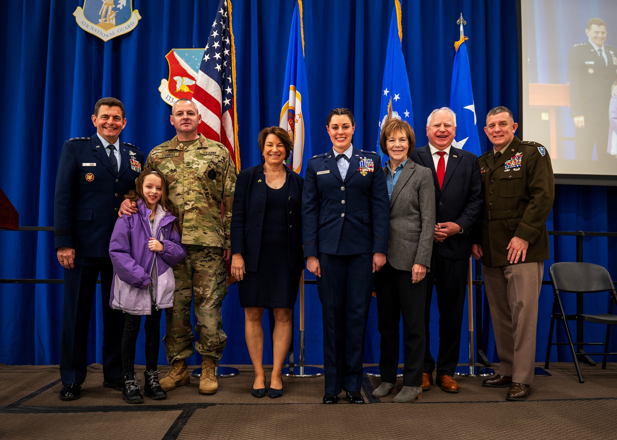 U.S. Air Force Maj. Katie Lunning, 133rd Medical Group, receives the Distinguished Flying Cross
Decoration, Jan. 7, 2023, St. Paul, Minn.