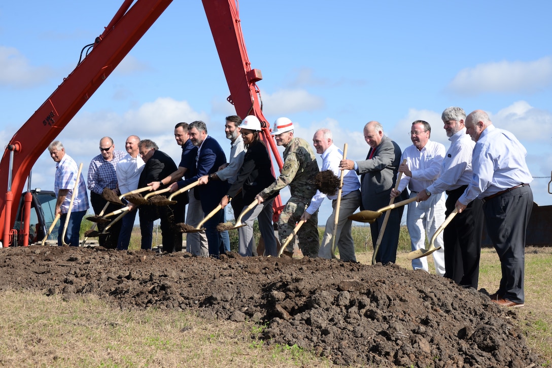 On December 9, 2022, the Army Corps of Engineers, New Orleans District, broke ground on the Humble Canal Floodgate Preload project in Montegut, Louisiana, part of the Morganza to the Gulf flood risk reduction system