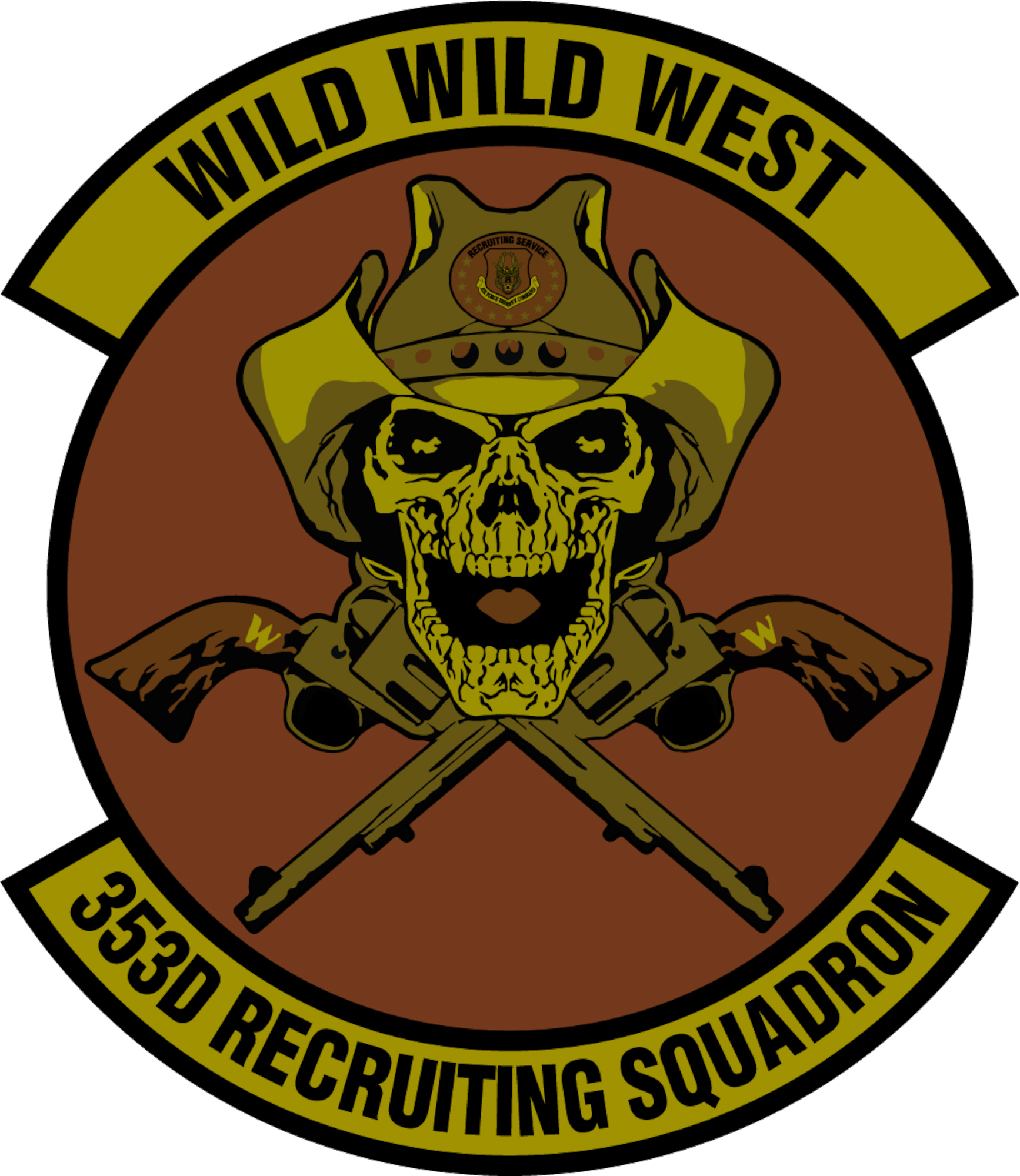 353rd Recruiting Squadron patch logo