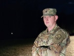 West Virginia Army National Guard Sgt. Bradley Parker Walls responded to two emergencies Dec. 26, 2022, while commuting to his State Active Duty position in Beaver, West Virginia. Walls called 911 after noticing a neighbor’s house fire, then provided life-saving assistance at a two-vehicle accident on his way to work.