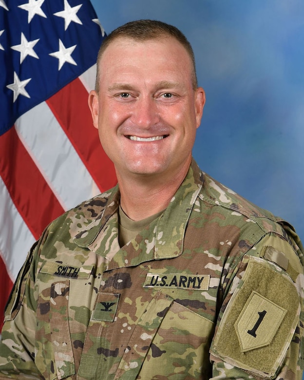1st Infantry Division Chief of Staff Colonel Brandon "Bull" Smith