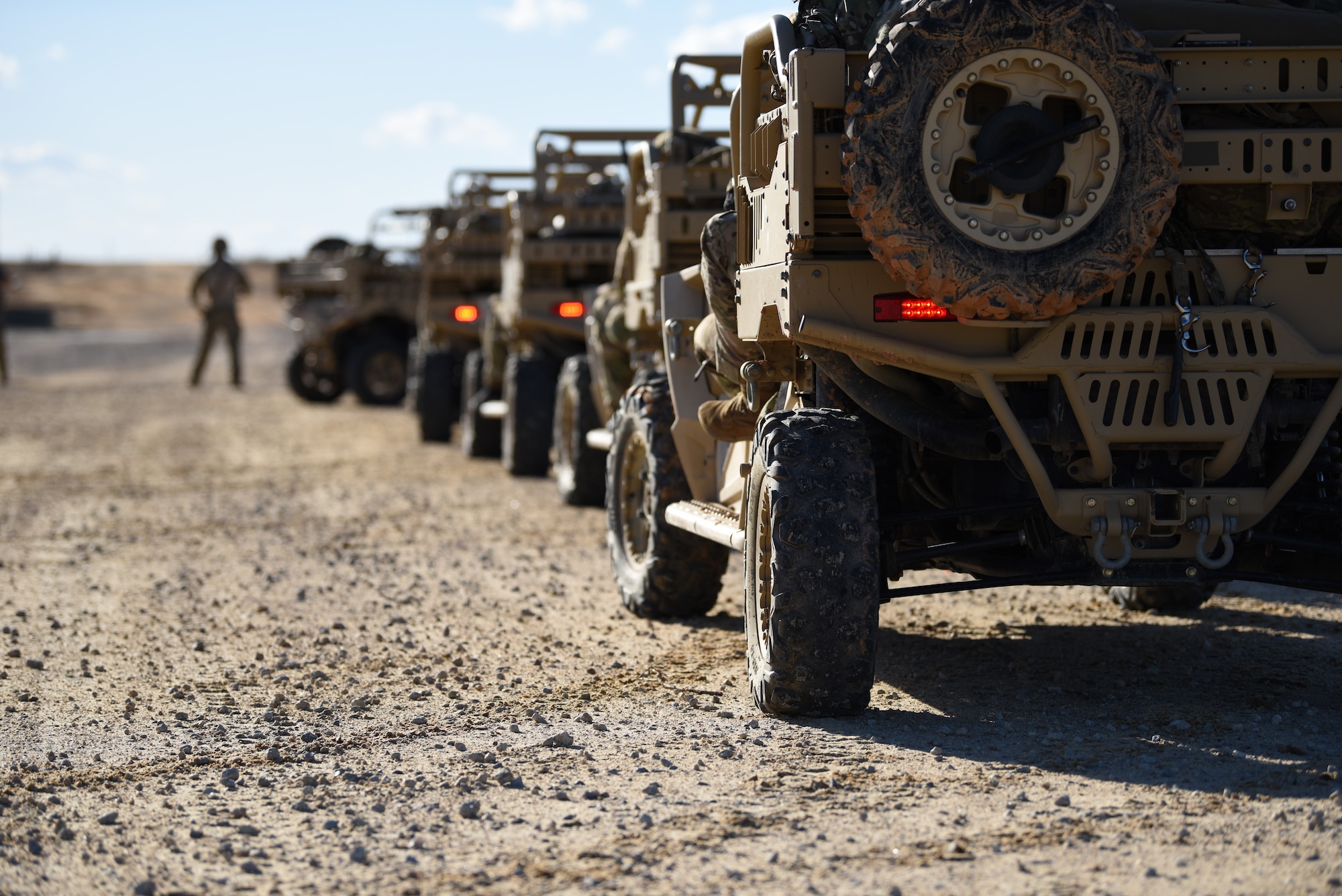 Air force operator conducting special tactics concepts.