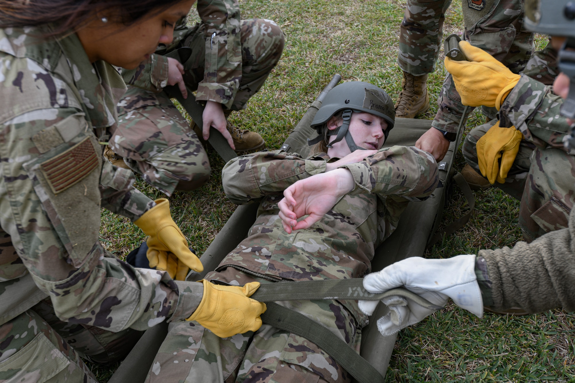 More than 100 Reserve Citizen Airmen assigned to the 910th Airlift Wing participated in Operation Cardinal South, a full-scale readiness exercise, from Nov. 14–18, at the Gulfport Combat Readiness Training Center, Mississippi.